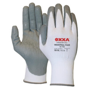 OXXA Industrial-Foam 14-710 werkhandschoenen grijs wit