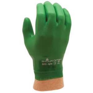 Showa 600 PVC werkhandschoenen groen