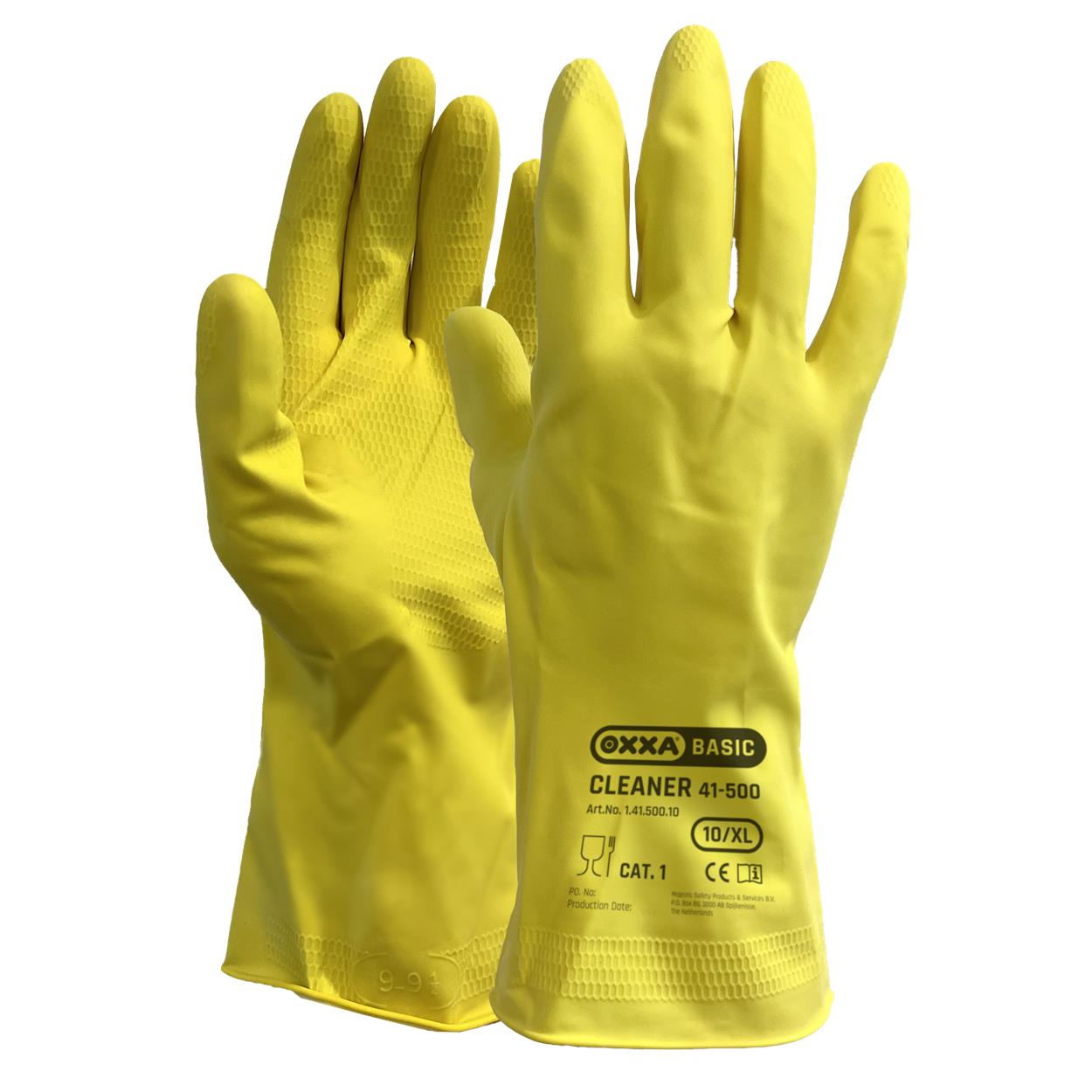 OXXA Cleaner 41-500 latex werkhandschoenen geel