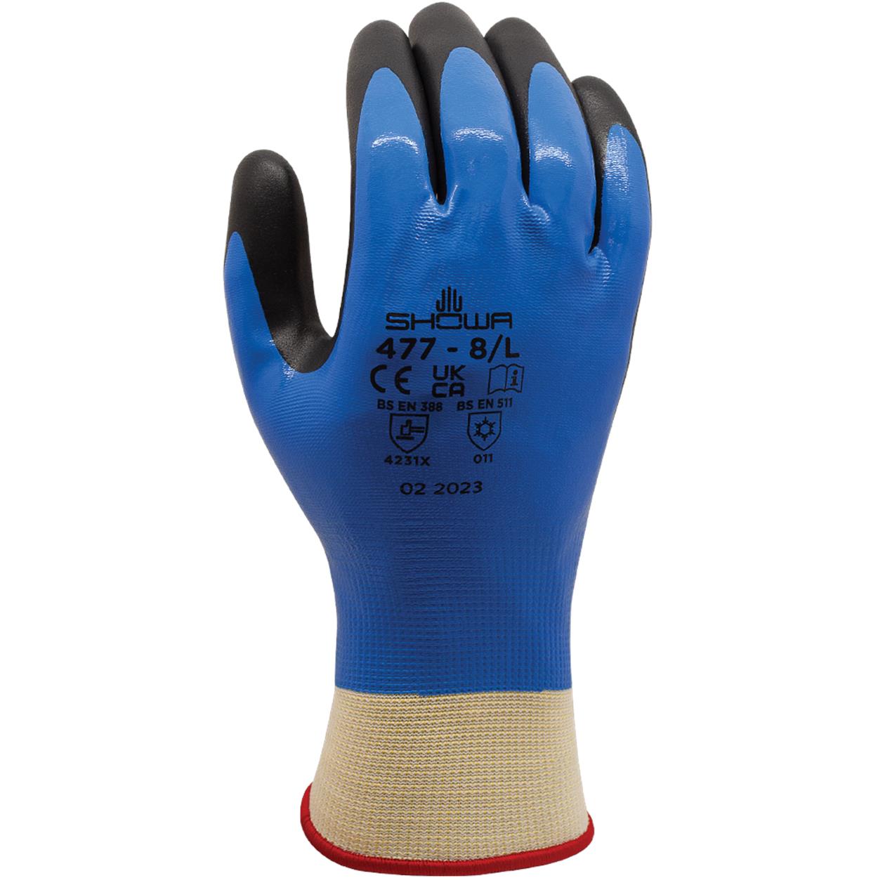 Showa 477 winter werkhandschoenen met nitril coating