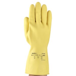 Ansell AlphaTec 87-063 chemische werkhandschoenen geel