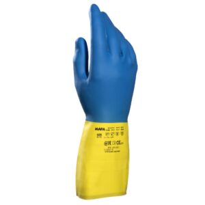Mapa Alto 405 latex neopreen werkhandschoenen blauw geel - PBM Toolshop
