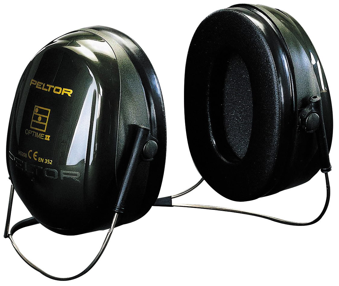 3M Peltor Optime II H520B gehoorkap met nekbeugel