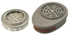 MSA P2 R stoffilter (10 paar) + 2 adapters