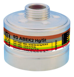 MSA 93 combinatiefilter A2B2E2K2Hg-P3 R D