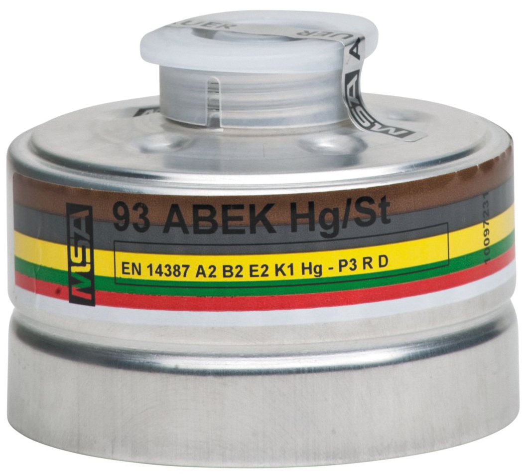 MSA combinatiefilter 93 A2B2E2K1Hg-P3 R D