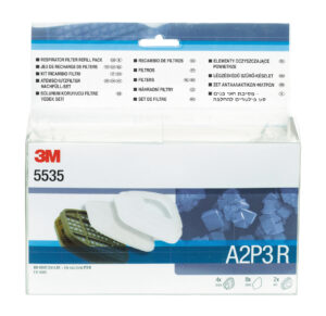 3M 5535 filterkit met 6055 A2 filters en 5935 P3 R stoffilters