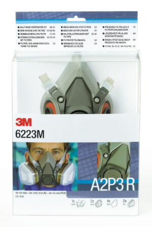 3M 6223M starterkit met 6200 halfgelaatsmasker maat M