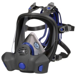 3M Secure Click FF-800 siliconen volgelaatsmasker met panoramisch vizier