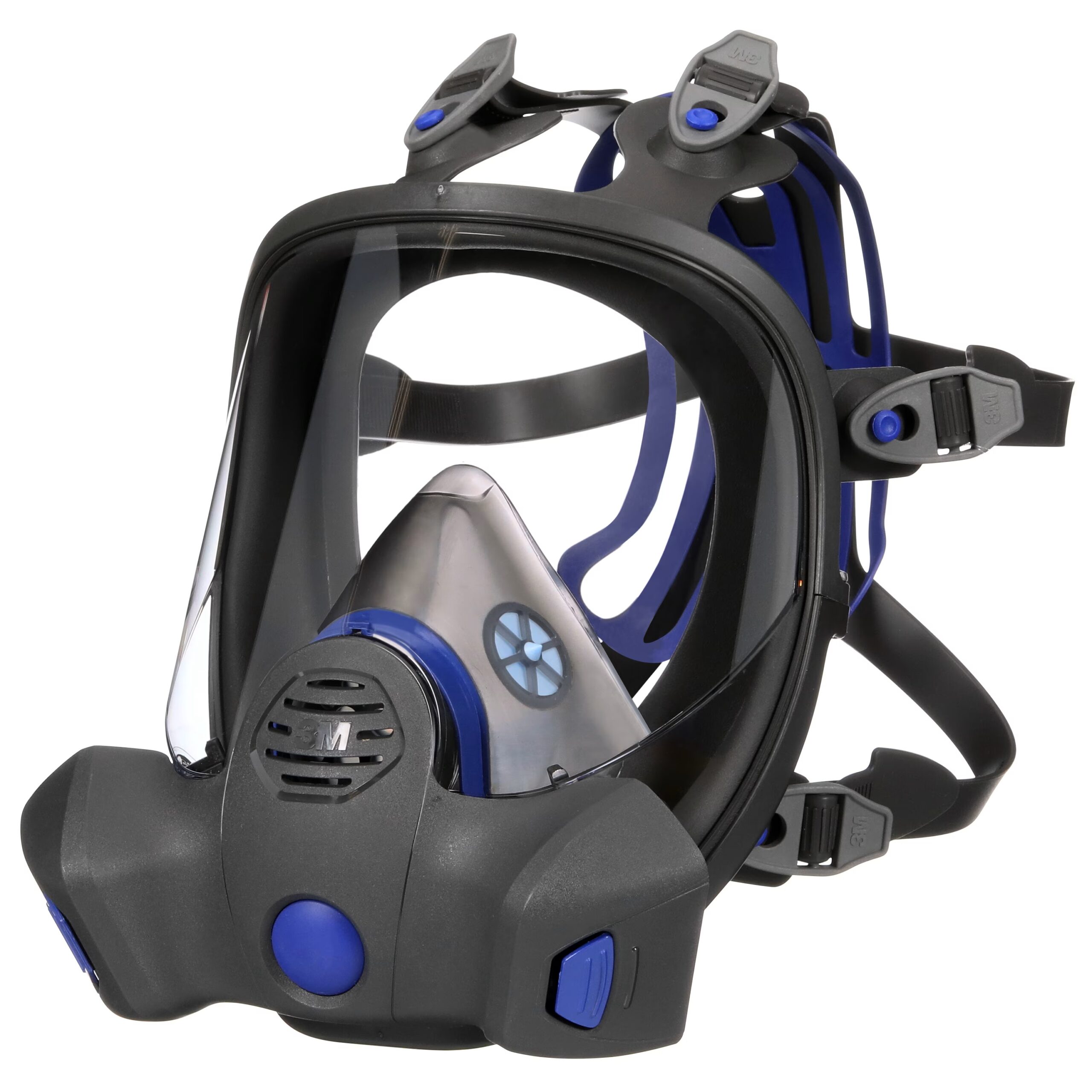 3M Secure Click FF-800 siliconen volgelaatsmasker met panoramisch vizier