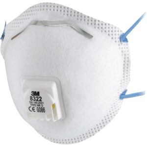 3M 8322+ stofmasker FFP2 NR D met uitademventiel