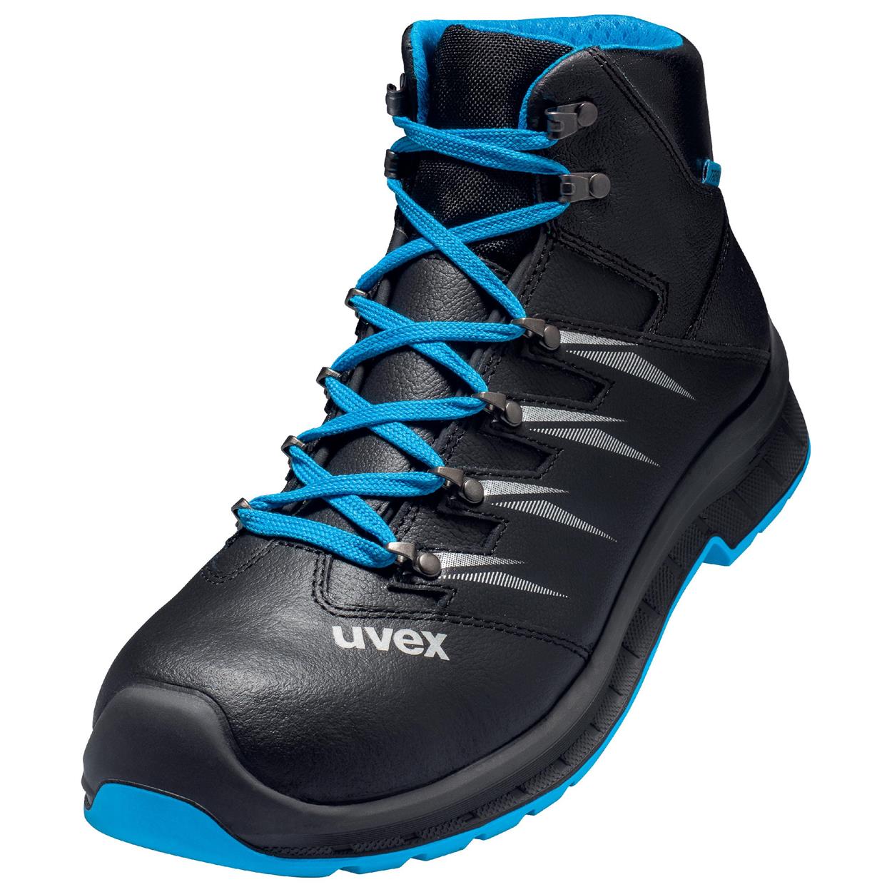 uvex 2 trend 6935 veiligheidsschoenen S3 zwart blauw maat 38 tot en met 52