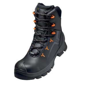 uvex 2 MACSOLE 6530/3 S3 hoge veiligheidsschoen zwart oranje maat 35 tot en met 52