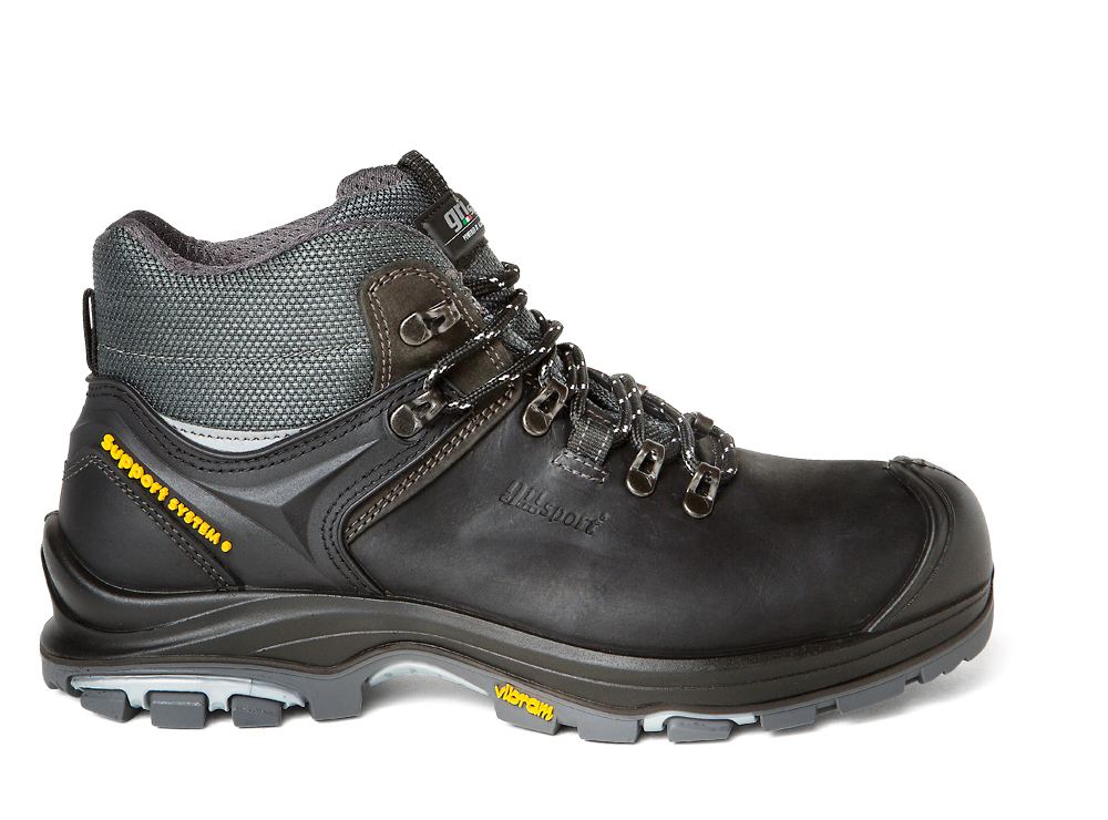 Grisport Yucon var 58 S3 hoge veiligheidsschoenen zwart grijs maat 39 tot en met 47