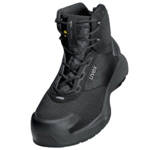 uvex 1 x-craft pro 6801/2 S1 PL hoge veiligheidsschoen zwart maat 35 tot en met 52