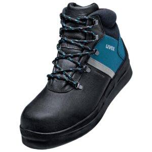uvex 3 Asphaltpro S3 hoge veiligheidsschoen zwart blauw maat 38 tot en met 50