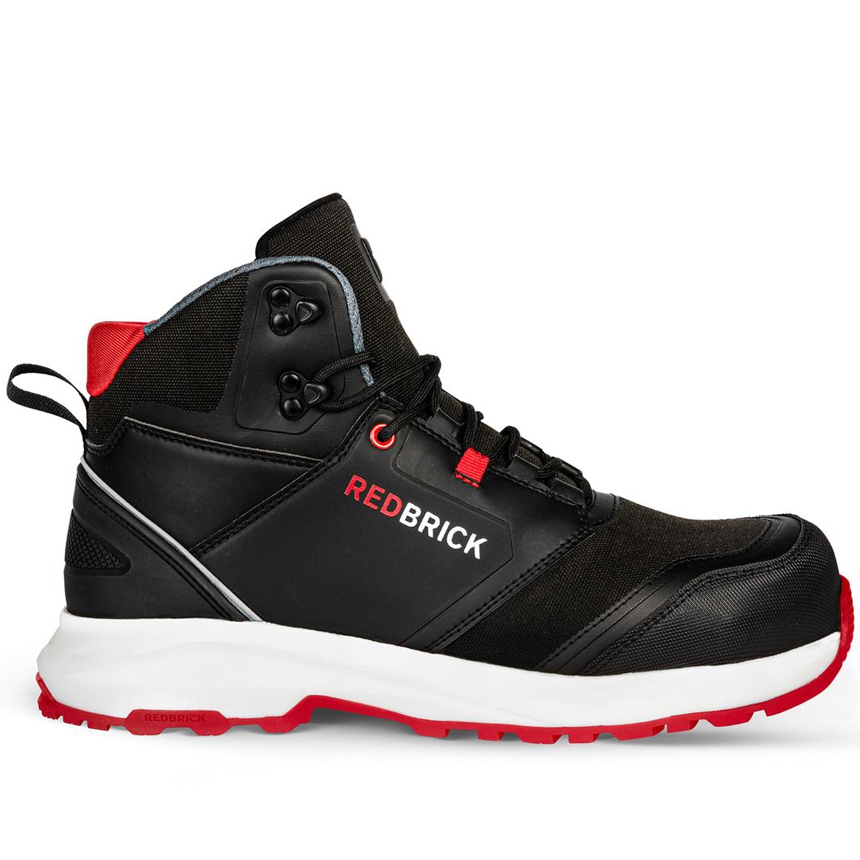 Redbrick Pulse High S3 veiligheidsschoen zwart