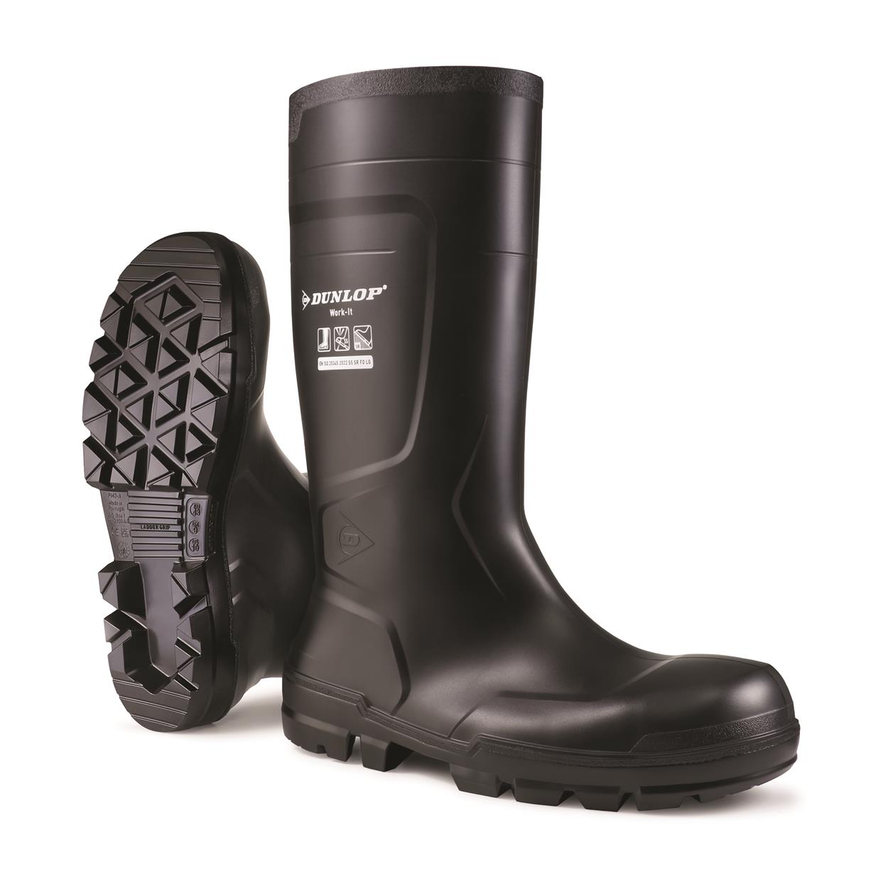 Dunlop Work-It Full Safety veiligheidslaars S5 met stalen veiligheidsneus, stalen tussenzool en antislipzool