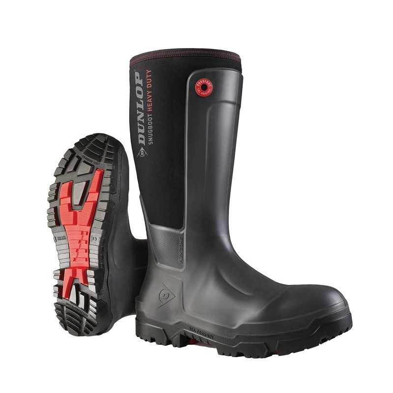 Dunlop Snugboot Heavy Duty Full Safety veiligheidslaars S5L met neopreen schacht, kunststof veiligheidsneus en Purofort zool