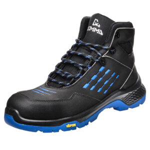 Emma Crossforce X High S3S met Vibram Ecostep Pro zool zwart blauw