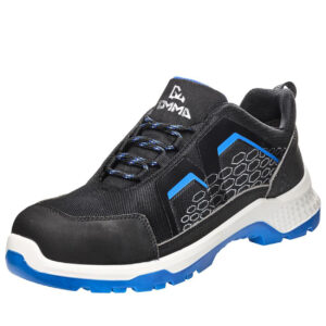 Emma Crossforce Fly Low S3S lage metaalvrije veiligheidsschoenen zwart blauw