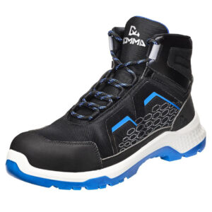 Emma Crossforce Fly High S3S metaalvrije hoge veiligheidsschoenen zwart blauw