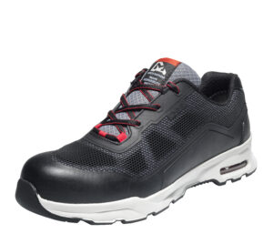 Emma Paris Emma Paris werkschoen Emma Paris S1P lichte veiligheidsschoen sportieve veiligheidsschoen veiligheidsschoen met composiet neus Hydro-Tec voering SRC antislip veiligheidsschoen Emma Athletic collectie zwarte veiligheidsschoen