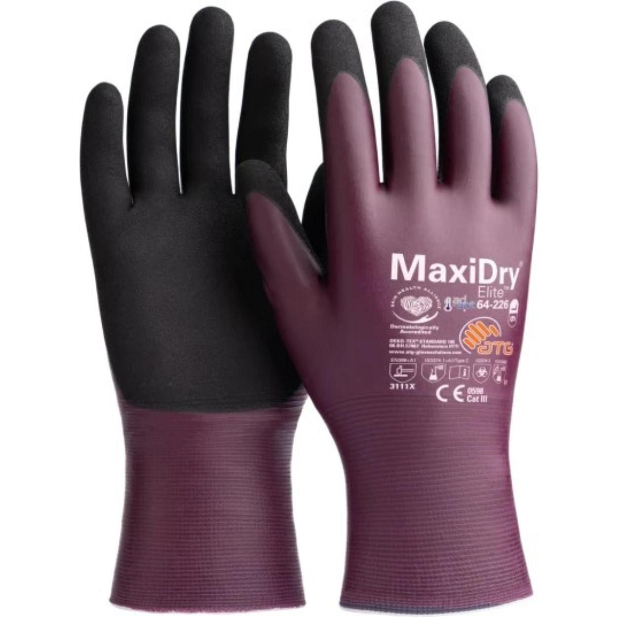 ATG MaxiDry Elite 64-226 handschoen paars