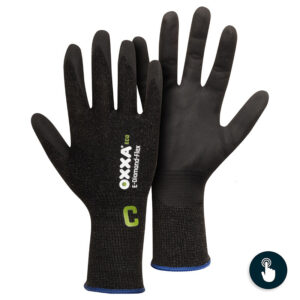 OXXA E-Diamond-Flex Cut C 52-780 snijbestendige handschoen zwart