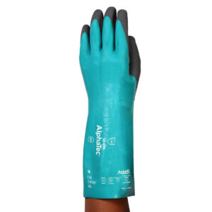 Ansell AlphaTec 58-835 chemisch bestendige handschoen antraciet groen