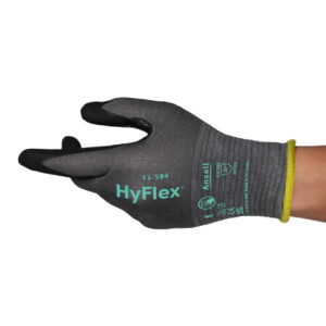 Ansell HyFlex 11-584 snijbestendige handschoen grijs zwart