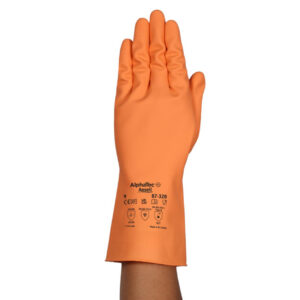 Ansell AlphaTec 87-320 latex handschoen oranje