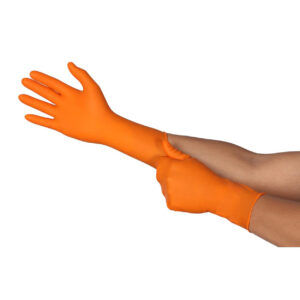 Ansell TouchNTuff 93-800 latex handschoen oranje