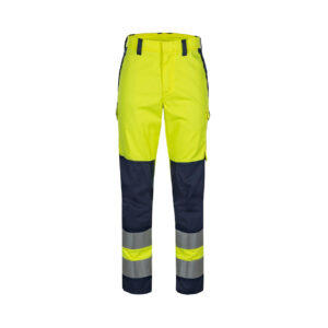 Sioen 104U Anser vlamvertragende broek fluo geel/marineblauw