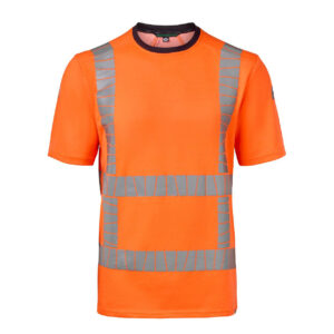 HaVeP 10082 T-shirt RWS+ oranje/grijs