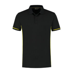 Santino Carsen poloshirt zwart/geel