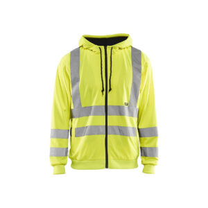 Blåkläder 3346 hooded sweater fluo geel
