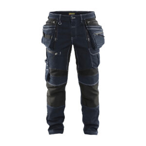 Blåkläder X1900 Denim Stretch broek marineblauw/zwart