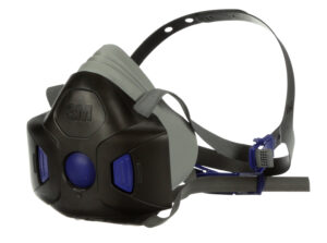 3M Secure Click HF-801SD halfgelaatsmasker donkergrijs