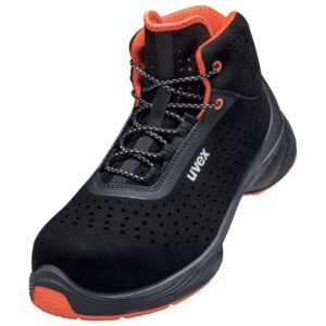 uvex 1 G2 6847 S1 veiligheidsschoen zwart/oranje
