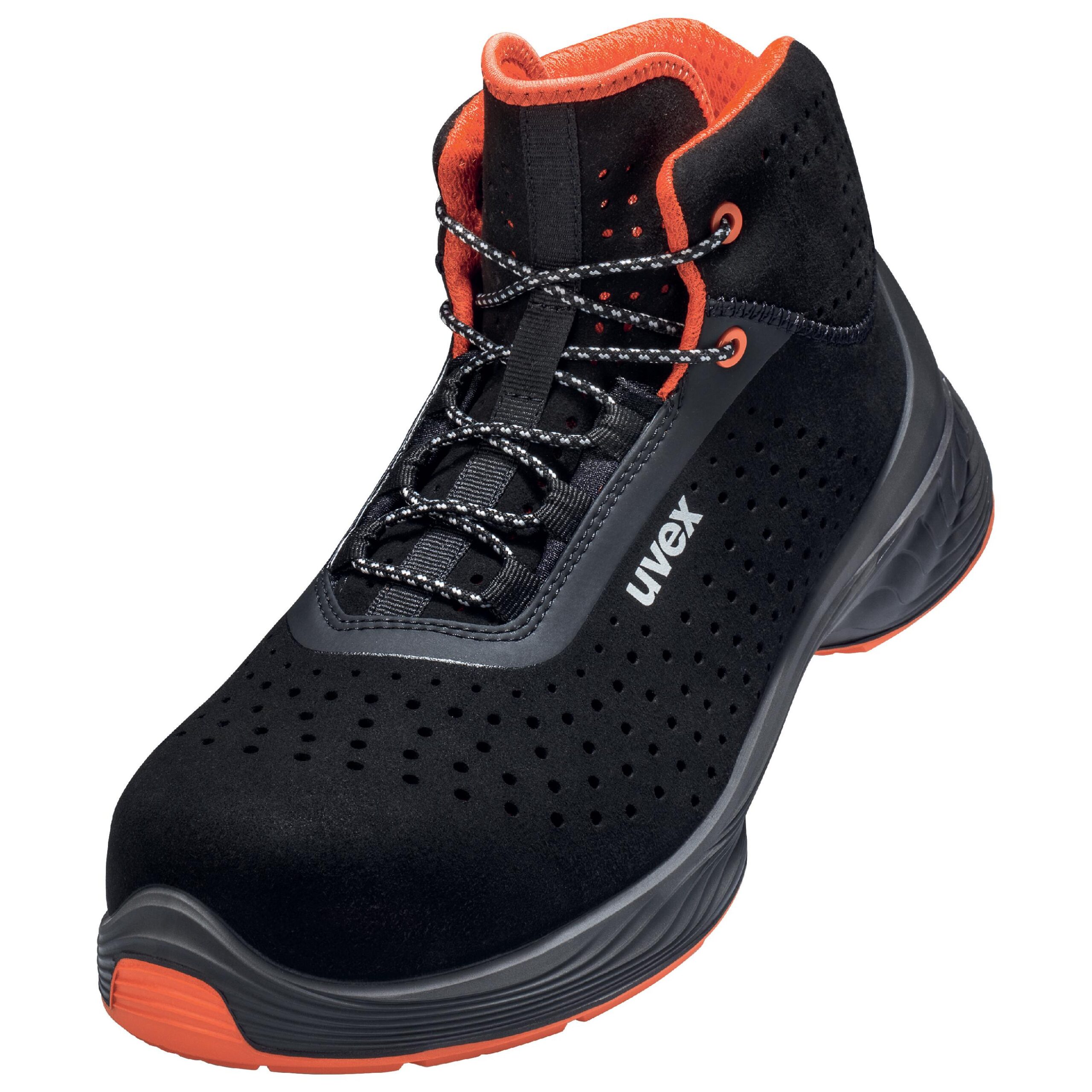 uvex 1 G2 6847 S1 veiligheidsschoen zwart/oranje