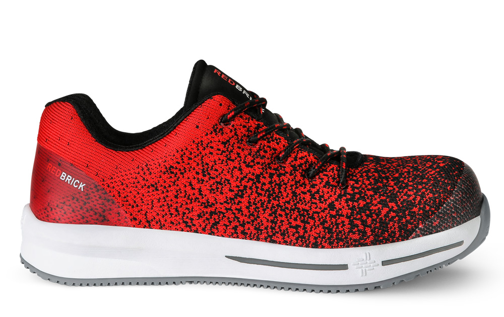 Redbrick Motion Spirit S1P veiligheidsschoen rood