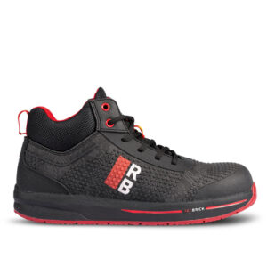 Redbrick Comet AF High veiligheidsschoen S3S zwart/rood