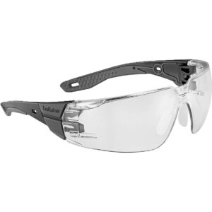 Bollé RUSH+ 2.0 veiligheidsbril grijs/zwart Clear