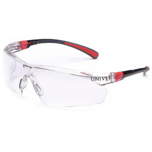 Univet 506 UP Co-branding Red veiligheidsbril zwart/rood