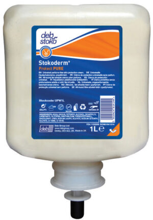 DEB Stoko Stokoderm Protect Pure huidbeschermingscrème 1 L patroon