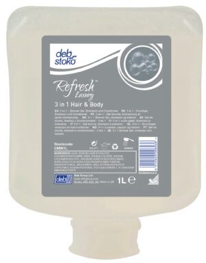 DEB Stoko Refresh Luxury 3-in-1 Hair & Body shampoo 1 L patroon