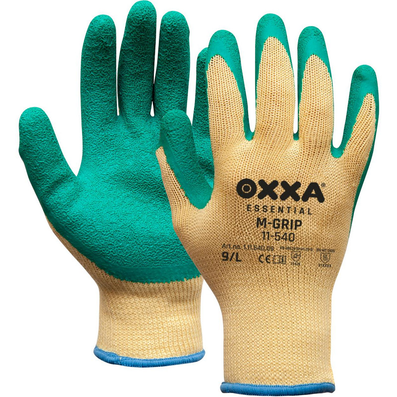 OXXA M-Grip 11-540 Value Pack werkhandschoenen groen geel