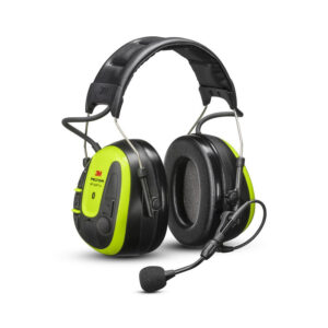 3M Peltor WS Alert X+ gehoorkap met hoofdband, geel en zwart
