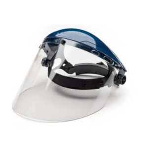 Majestic Cryokit Clear-Cryo gelaatsscherm met helder vizier en blauwe hoofdband